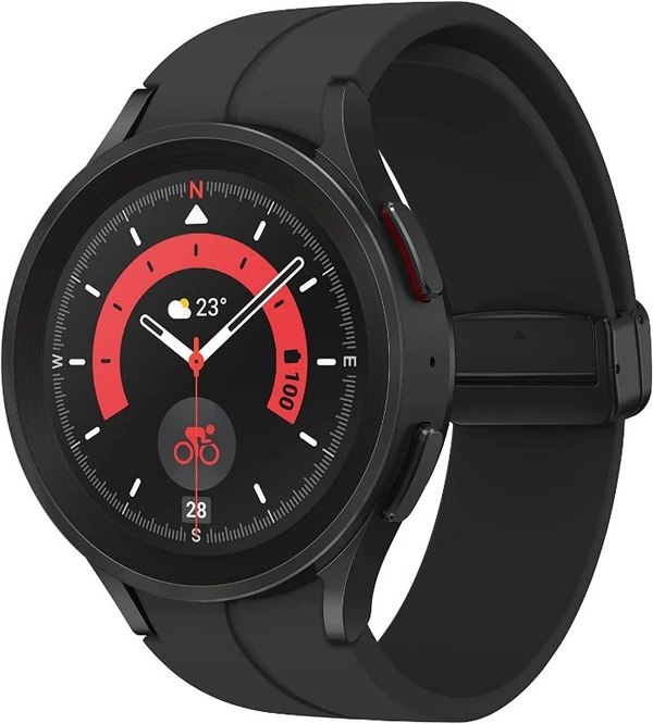 Galaxy Watch5 Pro Bluetooth Black Sport Band, 45mm - Gray