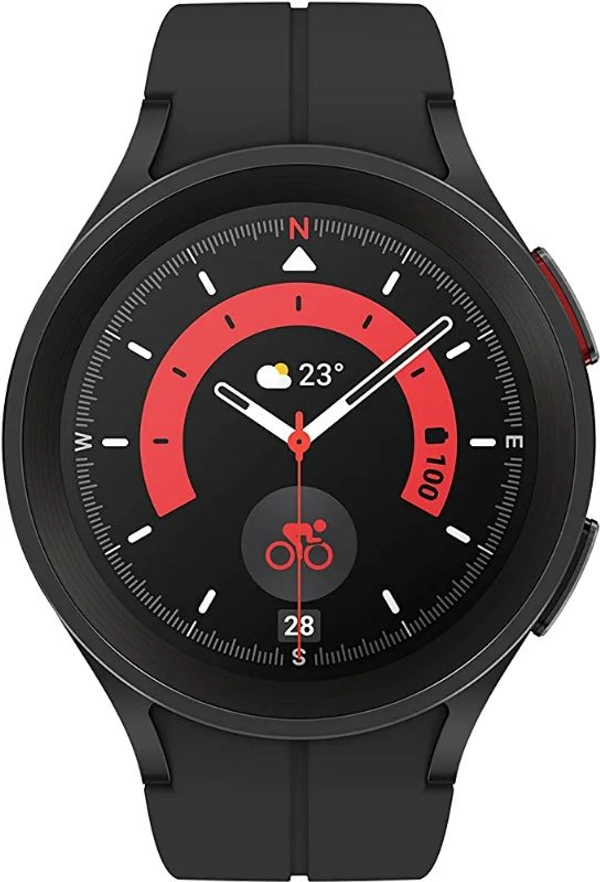 Galaxy Watch5 Pro Bluetooth Black Sport Band, 45mm - Gray