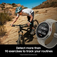 Galaxy Watch5 Pro Bluetooth Black Sport Band, 45mm - Gray