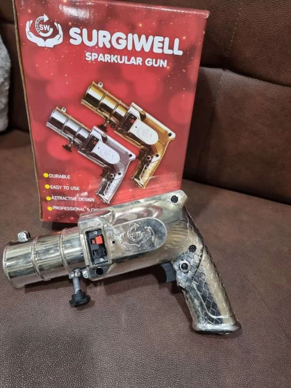 Gold Crome Payro Plastic Sparking Gun