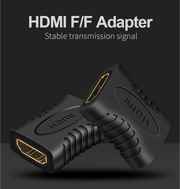 HDMI Female to Female Coupler Extender Adapter Connector (Pack of 5)