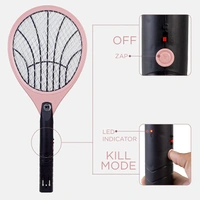 Heavy Duty Rechargeable Mosquito Killer Bat Racket with Powerful Battery