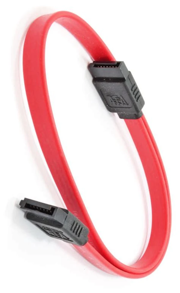 Hot Sale Hard disk Optical Drive 45Cm Sata 3.0 Cable Straight Red Cord Sas Cable Dual Channel Hdd Data Cable (Pack of 5 )