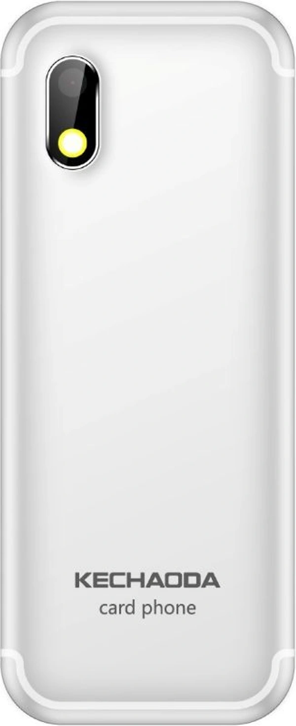 KECHAODA K115 Slim Card Size Dual Sim Phone With External Memory Slot 3.66cm (1.44-Inch) Display Only Mobile Phone & Charging Cable In Box