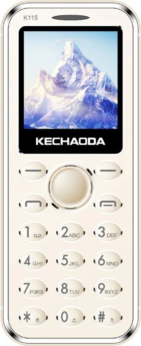 KECHAODA K115 Slim Card Size Dual Sim Phone With External Memory Slot 3.66cm (1.44-Inch) Display Only Mobile Phone & Charging Cable In Box