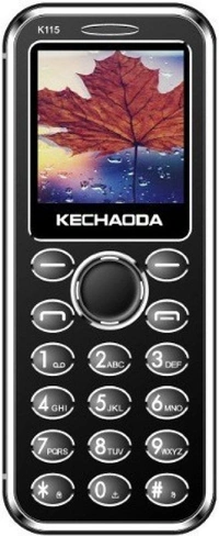 KECHAODA K115 Slim Card Size Dual Sim Phone With External Memory Slot 3.66cm (1.44-Inch) Display Only Mobile Phone & Charging Cable In Box