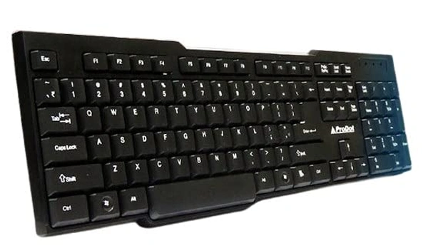Keyboard (Black) Prodot Wired USB Standard - Black