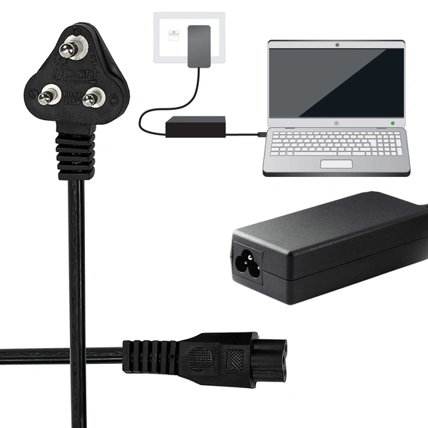 Laptop Power Cables Universal Heavy 1.5 Meters
