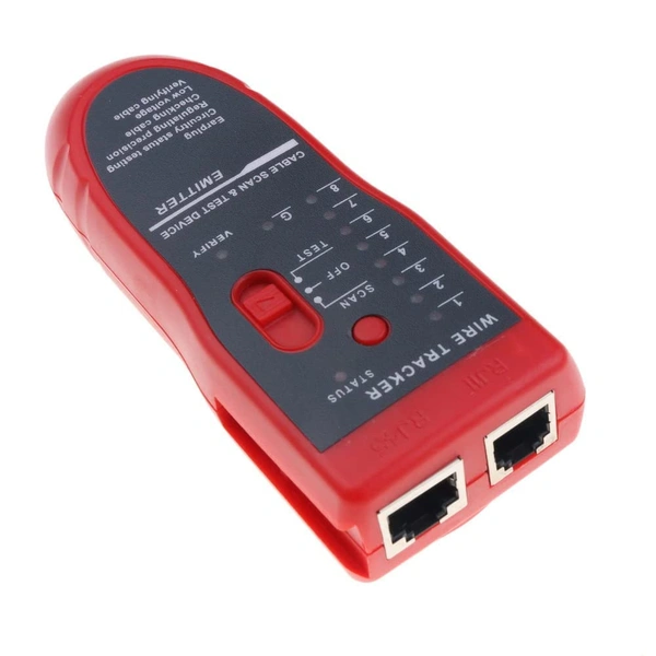 Line Finder For Communication Lines, Network Cable Tester Lan Rj45 Rj11 Cable Wire Tracker Phone Generator Tester Diagnose Tone Networking (WIRE TRACKER)