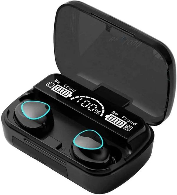 M10 TWS Bluetooth 5.1 Earphones 3500mAh Charging Box Wireless Headphone Stereo Sports Waterproof Earbuds Headsets with Microphone