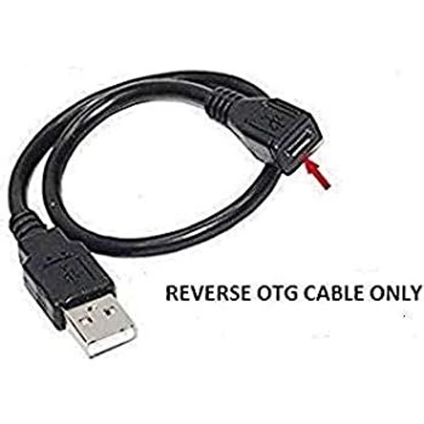 Micro Female to Male USB Cables for OTG Morpho 1300 E2, E3 - Black