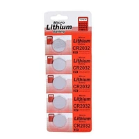 Micro Lithium Cell Cr2032 Coin Battery 3V Computer Motherboard Cmos Battery Cell Camera Battery Charger (Pack of 5 piece)