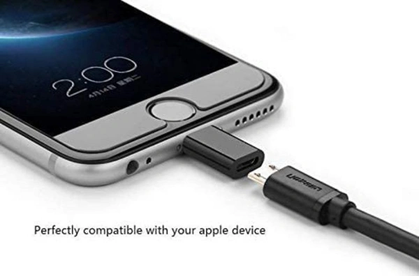 Micro USB to Lightning Adapter,Lightning Male to Micro USB Female Adapter for iPhone 5s 6 6s 7 8 Plus se2 x xr xs 12 11 Mini max pro Ipad Connector Converter Port