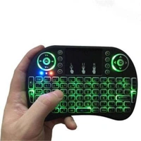 Mini 2.4GHz Wireless Touchpad Keyboard with Mouse (with Backlight) for PC/PAD/360XBox/PS3/Google Android TV Box/HTPC/IPTV (2.4G Black