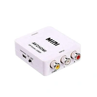 Mini Composite Av Rca To Hdmi Video Converter Adapter Full Hd 720/1080P Up Scaler Av2Hdmi For Hdtv Standard Tv Converter