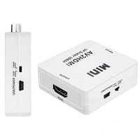 Mini Composite Av Rca To Hdmi Video Converter Adapter Full Hd 720/1080P Up Scaler Av2Hdmi For Hdtv Standard Tv Converter