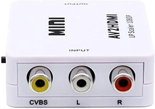 Mini Composite AV RCA to HDMI Video Converter Adapter Full HD 720/1080p UP Scaler AV2HDMI for HDTV Standard TV Converter