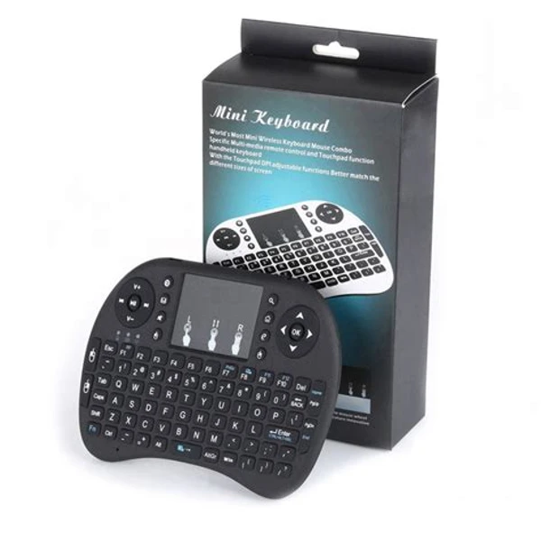 Mini Portable 2.4Ghz Wireless Keyboard With Touchpad Mouse Without RGB Light