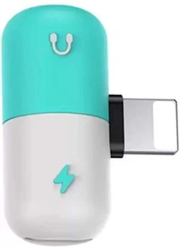 Mini Portable Charging Metal Splitter Audio & Charging Adapter Convertor Compatible with All iPhone Devices COMPIATABLE for Splitter for iPhone 12/11/X/XR/XS/8/8Plus/7/7Plus