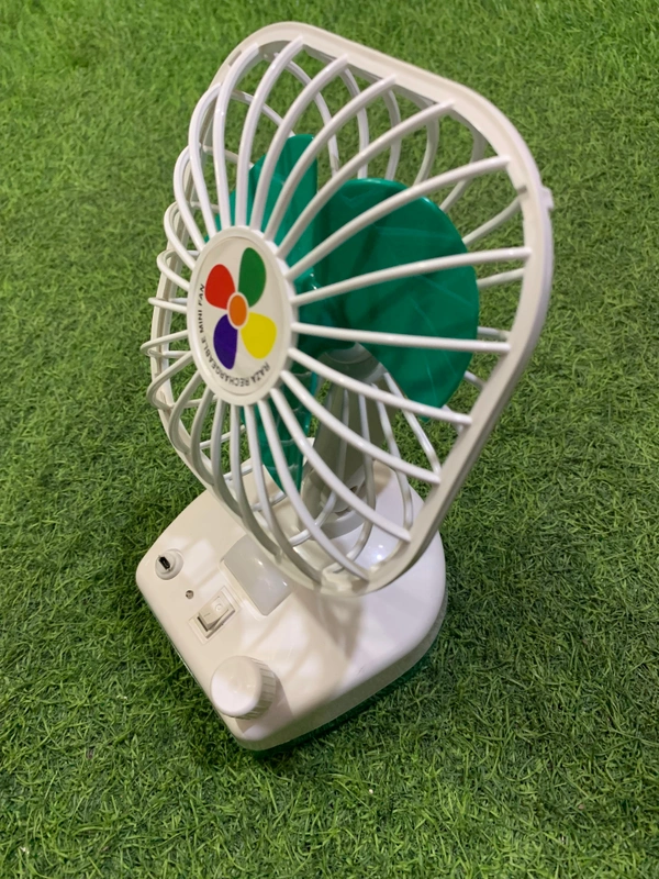 Mini table Fan Best Quality Recharchable by Minisu Random Colour
