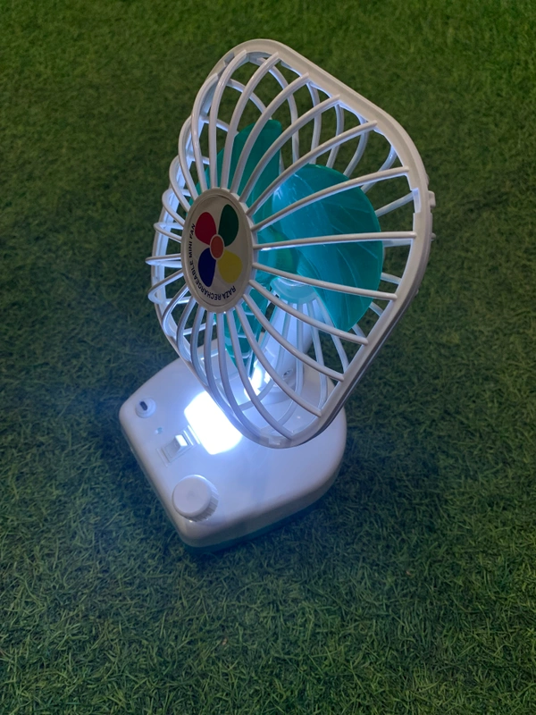 Mini table Fan Best Quality Recharchable by Minisu Random Colour