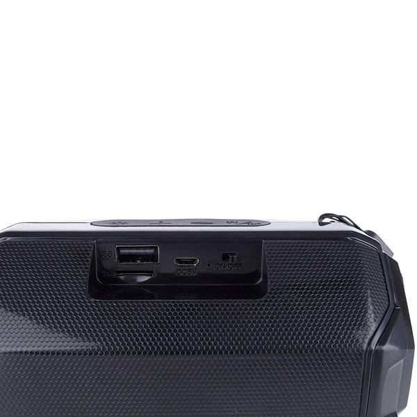 MZ 206 (Portable Bluetooth Speaker) Dynamic Thunder Sound with High Bass, Mobile Stand, Built-in Torch 10 W Bluetooth Speaker (Stereo Channel) Multicolored