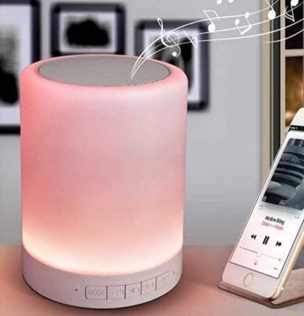 Wireless touch best sale lamp speaker