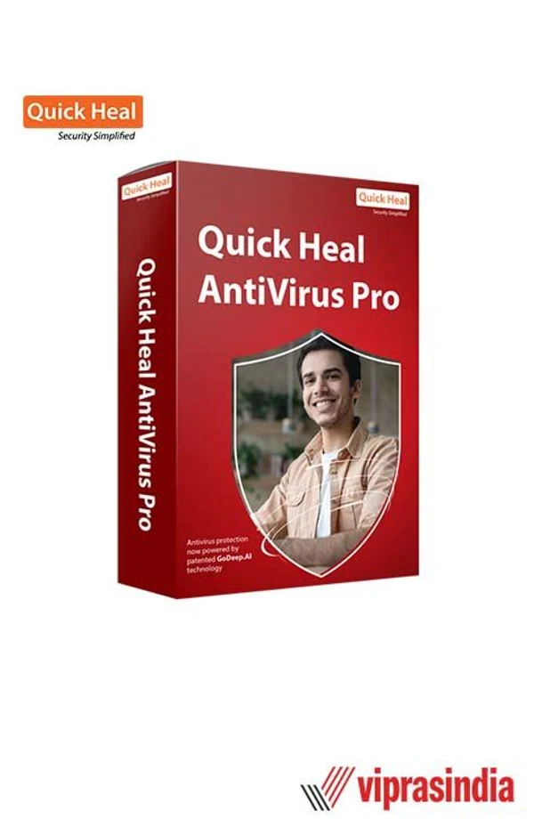 Quick Heal Antivirus Pro- Renewal Pack - 3 User, 1 Year (CD)