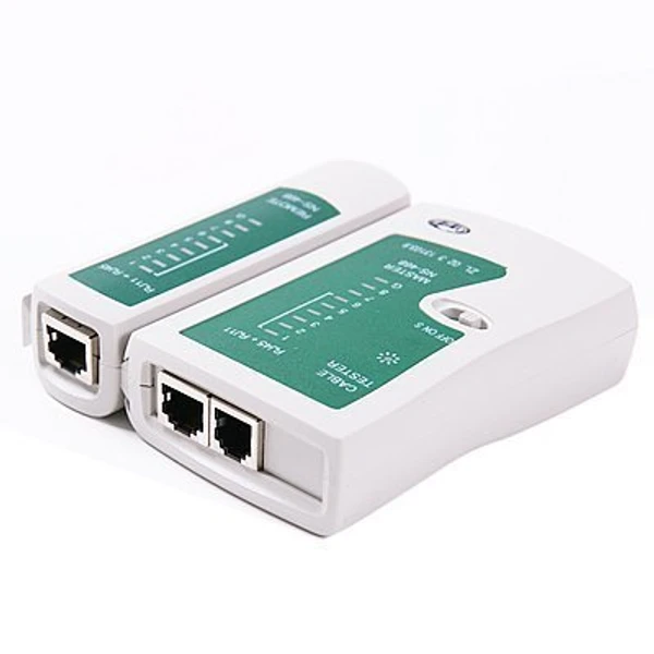 RJ45 and RJ11 LAN network Ethernet internet cable Tester RJ 45 Cat5 RJ 11/12 Network Cable Tester for RJ45 RJ11 RJ12 CAT5 CAT 6 Lan Adapter Tester Without Battery