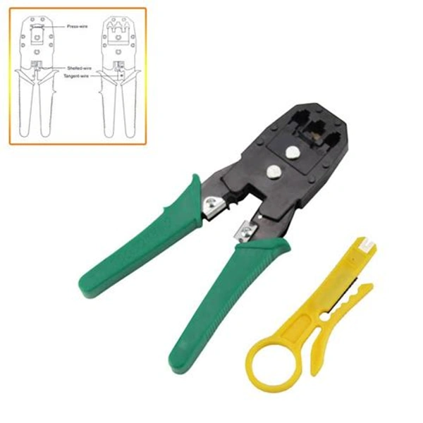 Rj45 Rj11 Rj12 Wire Cable Crimper Crimp Pc Network Tool