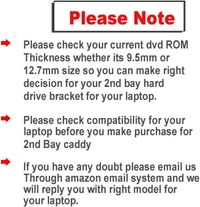 Second Hdd Caddy, Size - 12.7Mm