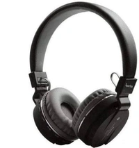 Sh12 Wireless Bluetooth Over The Ear Headphone With Mic - Black