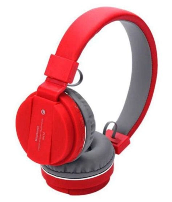 Sh12 Wireless Bluetooth Over The Ear Headphone With Mic - Black
