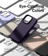 Silicone Compatible with iPhone Case Cover Light weight Flexible Scratch Resistant Soft Microfiber Back Cover - iphone13, Black