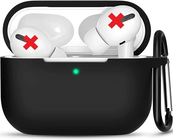 Soft Silicone Cover for Airpods Pro 2 Case with Lock | Compatible with Apple Airpods Pro 2 Cover Black for Men Women. (Black) - Pink