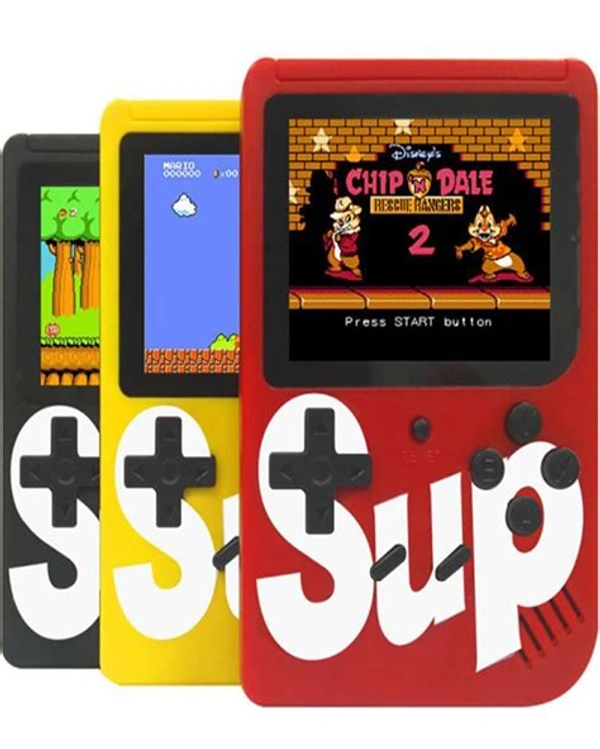 Sup Game Portable Video Game Box with Mario, Super Mario, Dr Mario, Contra, Turtles, and Other 400 Games with Battery Included (Random Colour)