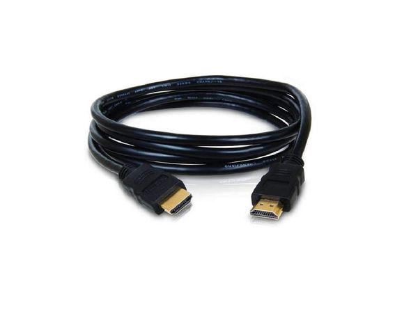  3 Meter HDMI Male to HDMI Male Cable TV Lead 1.4V High Speed Ethernet 3D Full HD 1080p HDMI Cable (Black For Computer, Laptop, Tablet) - 3M