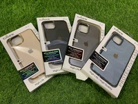 Ultra Hybrid Matte Frosted Translucent Camera Guard Shockproof Back Cover Case Compatible for iPhone 14 - Gold