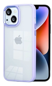 Ultra Hybrid Matte Frosted Translucent Camera Guard Shockproof Back Cover Case Compatible for iPhone 14 - Gold