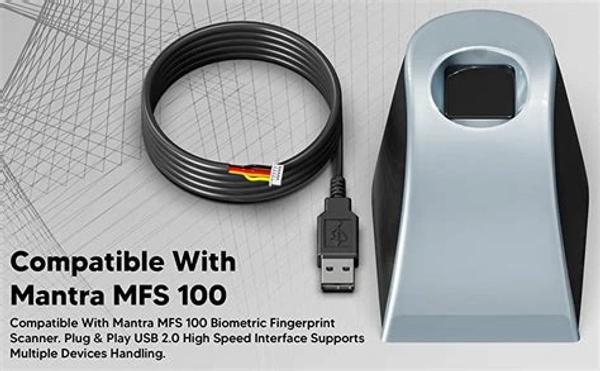usb 2.0 mantra cable, mantra mfs 100 data cable (black)