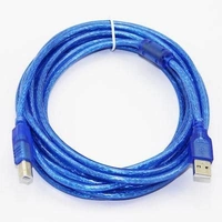 Usb 2.0 printer cable Blue 5mtr