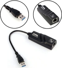USB 3.0 to Ethernet Adapter, USB 3.0 to 10/100 Gigabit Ethernet LAN Network Adapter, Compatible for iMac Pro, Air, Mac Mini/Pro, Surface Pro, Notebook PC, Laptop and More