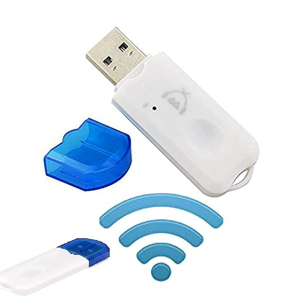 USB Bluetooth Dongle Car Bluetooth 4.0 USB Music with mic Audio Receiver Wireless Bluetooth Audio Music Adapter Car Wireless Hands-Free Dongle Kit for Speaker, USB Bluetooth