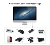 USB Extension Cable - 1.5 mtr Suitable for Laptop and Desktops (Support USB dataCard + Pendrive Extension Purpose- White (MST-787-1) - 10
