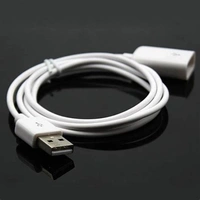 USB Extension White Cable A Female to Male -5Meter