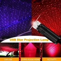 USB Roof Star Projector Lights with 3 Modes, USB Portable Adjustable Flexible Interior Car Night