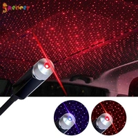 USB Roof Star Projector Lights with 3 Modes, USB Portable Adjustable Flexible Interior Car Night
