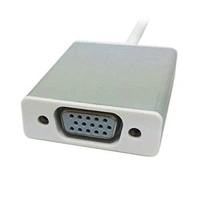 Usb Type C To Vga Usb 3.1 Adapter 1080P Converter For Mac Book Series, Chrome Book Pixel, Surface Book And More- Silver