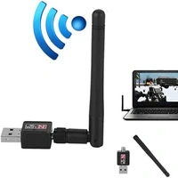 USB WiFi Adapter 1200Mbps Microware USB 2.0 WiFi Dongle 802.11n Wireless Network Adapter High Gain Antenna for Desktop Windows XP/Vista / 7-10 Mac 3 yr warranty