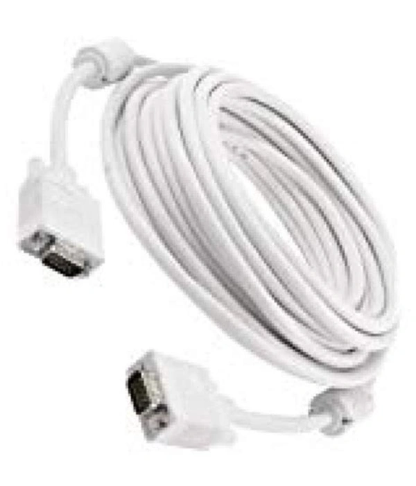 Vga Cable White - 3Mtr